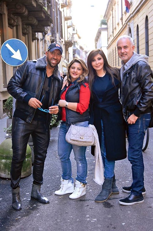 Elissa at Milano Fashion Week